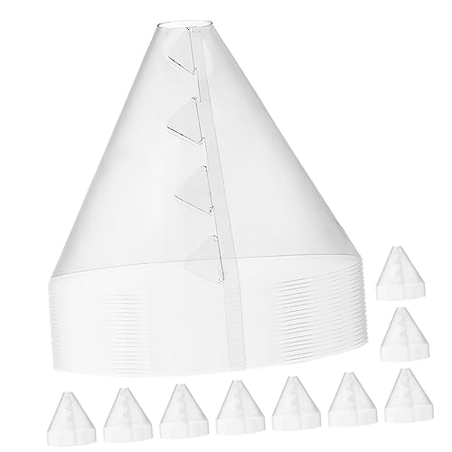 Artibetter 10 STK Konische Schutzhülle für Pflanzensämlinge LED Getreidekäfig Ring pflanzenschutzgitter pflanzenschutzhaube Pflanzenschutzmittel für den Garten transparente Pflanzenabdeckung Artibetter 10 STK Konische Schutzhülle für Pflanzensämlinge LED Getreidekäfig Ring pflanzenschutzgitter pflanzenschutzhaube Pflanzenschutzmittel für den Garten transparente Pflanzenabdeckung von Artibetter
