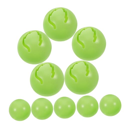 Artibetter 10 Stück Teiliges Katzenspielzeug mit Spielzeugglocken Füllung für Rasselball Fördert Fitness und Bewegung Sicheres Plastikmaterial für Haustiere von Artibetter