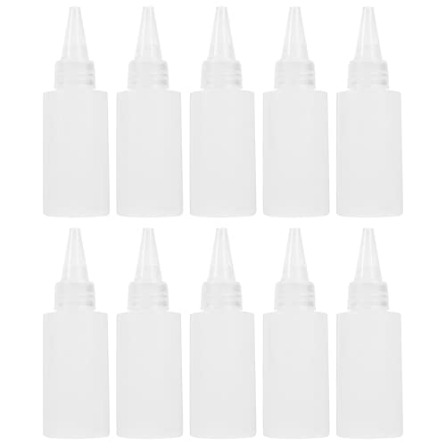 Artibetter 100st Flasche Drücken Tie-dye-Pulver Farbstoff Bindf?rbenpulver Eyedrops Flaschen Pigmentflaschen Zusammendrücken Bindefarbe Für Kinder Flasche Mit Spitz Weiß Plastik von Artibetter