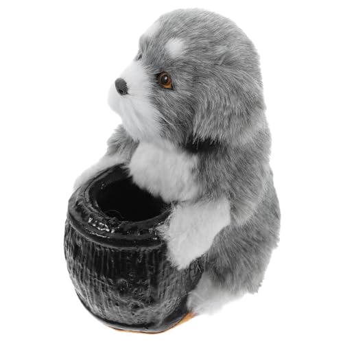 Artibetter Stifthalter Für Hunde Huskys-Puppe Hundefiguren Husky-partydekorationen Heisere Ornamente Hundespielzeug Husky-Figur Welpenspielzeug Für Pelztierstatuen Plüsch Grey Artibetter Stifthalter Für Hunde Huskys-Puppe Hundefiguren Husky-partydekorationen Heisere Ornamente Hundespielzeug Husky-Figur Welpenspielzeug Für Pelztierstatuen Plüsch Grey von Artibetter