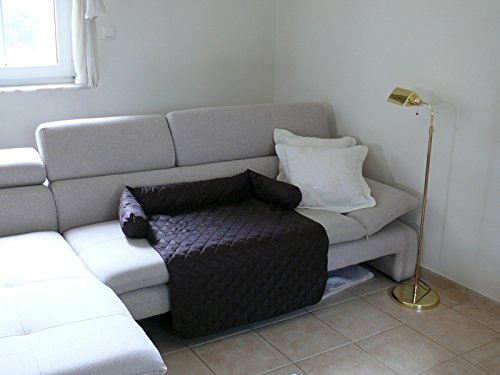 Artur Soja Leo Hundebett Couch L/XL 110 x 110cm BRAUN Sesselschutz Sofaschutz COUCHPROTECT von Artur Soja