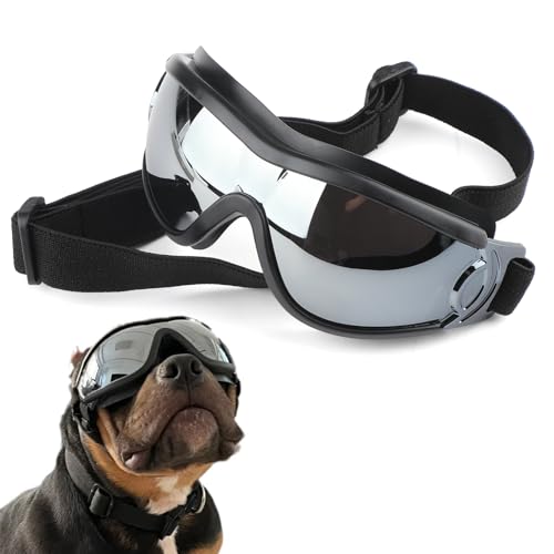 Arvoni Hundebrille, Hundebrille für Kleine Hunde, Einstellbar Sonnenbrillen Hunde, Hundesonnenbrille mit UV Schutz, Winddicht und Staubdicht, Augenschutz für Kleine Rassen Arvoni Hundebrille, Hundebrille für Kleine Hunde, Einstellbar Sonnenbrillen Hunde, Hundesonnenbrille mit UV Schutz, Winddicht und Staubdicht, Augenschutz für Kleine Rassen von Arvoni