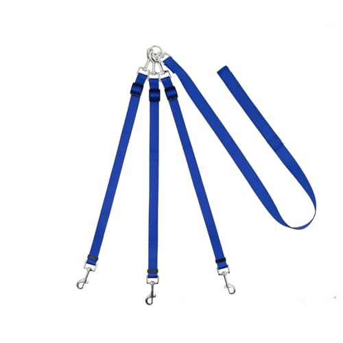 Asinpa Hundeleine, kein Verheddern, doppelte Hundeleine für zwei Hunde, dreifache Hundeleine, verstellbar, strapazierfähiges Nylon, um 360° drehbar, kein Verheddern, Kletterseil, abnehmbares Asinpa Hundeleine, kein Verheddern, doppelte Hundeleine für zwei Hunde, dreifache Hundeleine, verstellbar, strapazierfähiges Nylon, um 360° drehbar, kein Verheddern, Kletterseil, abnehmbares von Asinpa