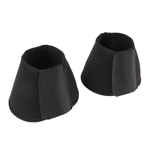 Asixxsix 2 PCs Pferdestiefel und Pferdebeinschutz, Atmungsaktive Huf Bewahren Verstellbare Pferde -Huf -Protektoren Reitesversorgungen, Pferdesschutzausrüstung Geräte (L) von Asixxsix