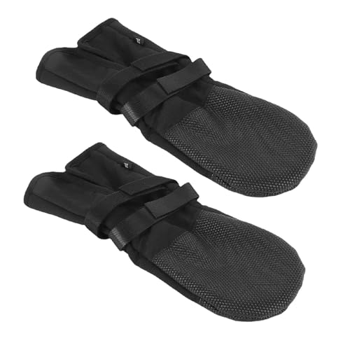 Asixxsix Anti -Slip -Hundesocken, um Lick -Pfoten zu Verhindern, 1 Paar Hundebereich mit Dem Befestigungsgurt für Hartholzboden, für Mittelgroßen, Hochrangigen, Vielseitigen (XL) von Asixxsix