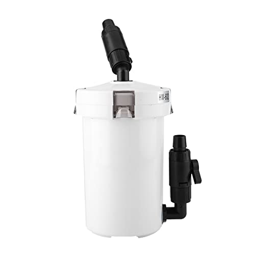 Asixxsix Aquarium Externer Kanister Filter, Externer Aquarium Filter mit Pumpen Tisch Mute Filter Eimer, Fisch-Tank-Wasser-Zirkulation Filter für Frischwasser, (602 ohne Wasserpumpe und Zubehör) von Asixxsix