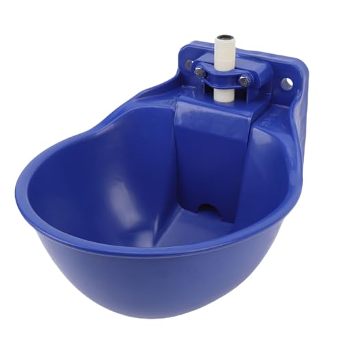 Asixxsix Automatischer Hundwasserschüssel -Spender, Verdickter Kunststoff -Vieh -Wasserschüssel Große Kapazität Im Freien für Vieh, Hühnchen, Kuh, Einfache Installation von Asixxsix