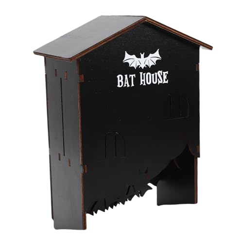 Asixxsix Bat House, Premium Wood 3 Chamber Bat Box für Draußen, Wetterfestes Design für Regenschnee -Sonnenschutz, Schrauben und Montagezubehör für Einfache Installation Asixxsix Bat House, Premium Wood 3 Chamber Bat Box für Draußen, Wetterfestes Design für Regenschnee -Sonnenschutz, Schrauben und Montagezubehör für Einfache Installation von Asixxsix