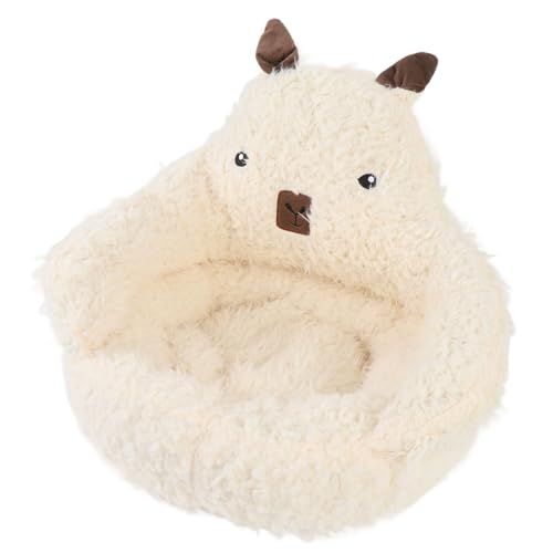 Asixxsix Flauschiges Haustierbett-Sofa für Kleine Mittelgroße Hunde und Katzen, Warmes, Gemütliches Plüsch-Katzen-Hundebett, Modische, Abnehmbare, Waschbare Haustiercouch für Haustiere Asixxsix Flauschiges Haustierbett-Sofa für Kleine Mittelgroße Hunde und Katzen, Warmes, Gemütliches Plüsch-Katzen-Hundebett, Modische, Abnehmbare, Waschbare Haustiercouch für Haustiere von Asixxsix