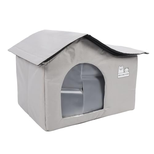 Asixxsix Haustierkühlhaus, Tragbarer Sommerunterkunft für Wilde Katzen und Kleine Hunde Im Innenbereich, Leicht Sauber, Katze Im Innenbereich Im Freien für eine Streunende Scheune Asixxsix Haustierkühlhaus, Tragbarer Sommerunterkunft für Wilde Katzen und Kleine Hunde Im Innenbereich, Leicht Sauber, Katze Im Innenbereich Im Freien für eine Streunende Scheune von Asixxsix