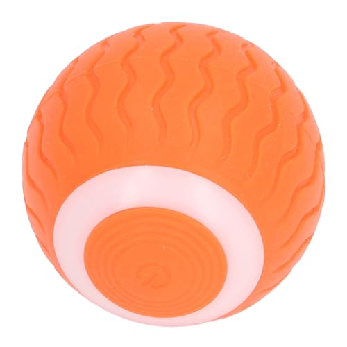 Asixxsix Interaktiver Katzenspielzeugkugel, Wiederaufladbare Automatische Gravitation Interaktives Katzenballspielzeug, Intelligente Katzenspielzeug, Anreicherung (ORANGE) von Asixxsix