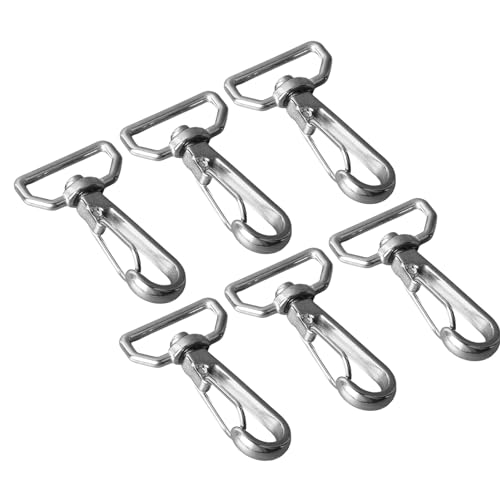 Asixxsix Karabinerhaken mit Drehbarer Ringschraube, 6 St Mehr von Asixxsix