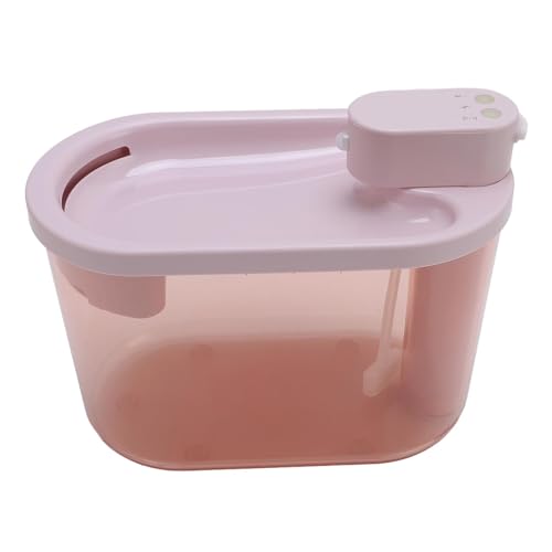 Asixxsix Katzen-Wasserbrunnen, 2.2L batteriebetriebener Haustier-Wasserbrunnen, zirkulierender Wasserspender, kabelloser automatischer Katzen-Wasserspender für Katzen und Hunde im Haus von Asixxsix