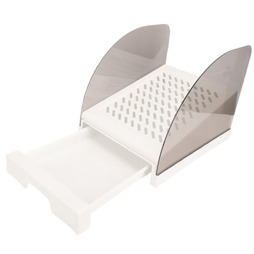 Asixxsix Katzenrampe für Katzentoilette Erhöhte, Verstellbare Höhe Katzenstraustrampe für Katzendrüsenkästen, Nicht -Slip -Katzenstreubox Schritt mit Schubladenlücken (White) von Asixxsix
