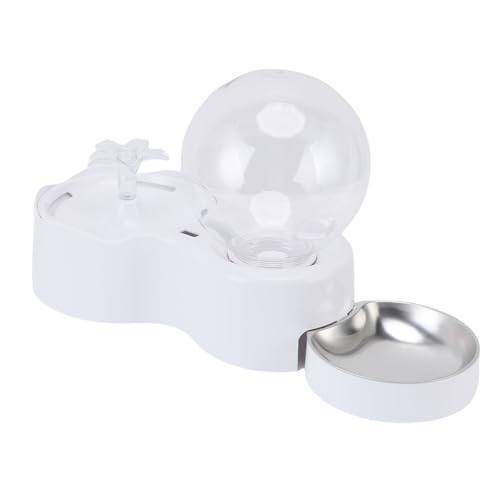 Asixxsix Katzenwasserbrunnen und Lebensmittelfuttermittel, 2 in 1 Haustier -Trinkfütterungsset mit Intelligentem Zirkulationssystem und Eingebauter Filter für Kleine Katzen Hunde Asixxsix Katzenwasserbrunnen und Lebensmittelfuttermittel, 2 in 1 Haustier -Trinkfütterungsset mit Intelligentem Zirkulationssystem und Eingebauter Filter für Kleine Katzen Hunde von Asixxsix