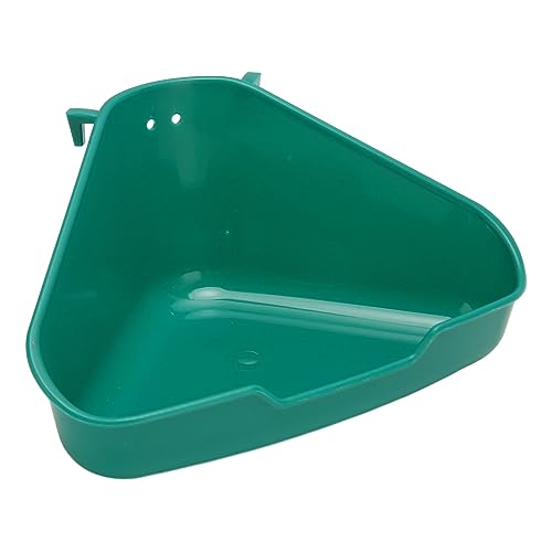 Asixxsix Kleine Animalecke Katzentoilette, Fanshapte Kaninchen -Ecke Müllpfanne Pensthart Toilettenköpfchen für Meerschweinchen Hamster Chinchilla Frettchen Kaninchen Kleines Tier (S) von Asixxsix