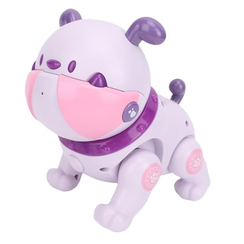 Asixxsix Roboter Hundespielzeug, Ferngesteuerter elektrischer Roboterhund kleines niedliches interaktives Robotertier mit Musik und Lichtfunktion für Kinder Früherziehung Asixxsix Roboter Hundespielzeug, Ferngesteuerter elektrischer Roboterhund kleines niedliches interaktives Robotertier mit Musik und Lichtfunktion für Kinder Früherziehung von Asixxsix