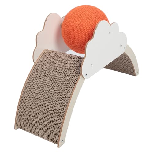 Asixxsix Sisal-Katzenkratzballspielzeug, Interaktiver Kratzbaum aus Massivholz für Katzen und Kätzchen, Klettergerüst mit Sisalseil, für Katzenübungen Im Innenbereich Asixxsix Sisal-Katzenkratzballspielzeug, Interaktiver Kratzbaum aus Massivholz für Katzen und Kätzchen, Klettergerüst mit Sisalseil, für Katzenübungen Im Innenbereich von Asixxsix