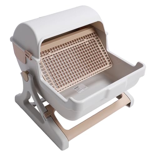 Halbautomatische, Schnell Reinigende Katzentoilette für Haustiere, Luxus-Katzentoilette, 20,47 X 16,93 Zoll, Halbgeschlossene Katzentoilette, Bessere Geruchskontrolle, Halbautomatische, Schnell Reinigende Katzentoilette für Haustiere, Luxus-Katzentoilette, 20,47 X 16,93 Zoll, Halbgeschlossene Katzentoilette, Bessere Geruchskontrolle, von Asixxsix