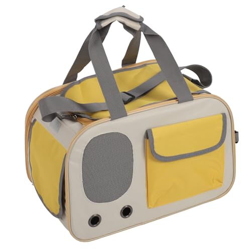 Haustierträger für Kleine und Mittlere Katzen Hunde, Oxford -Stoff Atmungsable Faltbare Katzen -Reisehandtasche mit Verstellbarem Riemen, Multifunktionaler Hunde Reiseträger Haustierträger für Kleine und Mittlere Katzen Hunde, Oxford -Stoff Atmungsable Faltbare Katzen -Reisehandtasche mit Verstellbarem Riemen, Multifunktionaler Hunde Reiseträger von Asixxsix