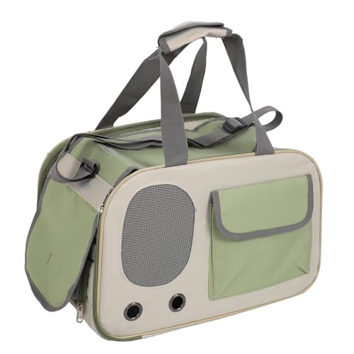 Haustierträger für Kleine und Mittlere Katzen Hunde, Oxford -Stoff Atmungsable Faltbare Katzen -Reisehandtasche mit Verstellbarem Riemen, Multifunktionaler Hunde Reiseträger Haustierträger für Kleine und Mittlere Katzen Hunde, Oxford -Stoff Atmungsable Faltbare Katzen -Reisehandtasche mit Verstellbarem Riemen, Multifunktionaler Hunde Reiseträger von Asixxsix