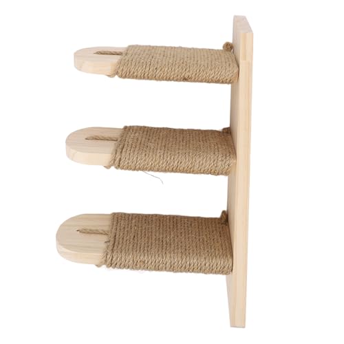 Katzen-Wandregale, Katzenregale und Katzensitzstangen aus Kiefernholz für die Wand, Katzen-Wandstufen und Kratzbrett, Wandmontierte Katzenmöbel aus Holz, Katzen-Kletterregale, (3 Katzen-Wandregale, Katzenregale und Katzensitzstangen aus Kiefernholz für die Wand, Katzen-Wandstufen und Kratzbrett, Wandmontierte Katzenmöbel aus Holz, Katzen-Kletterregale, (3 von Asixxsix