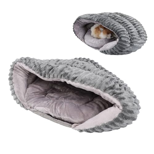 Katzenbett für Hauskatzen, 58 X 45 X 15 cm, Halbgeschlossenes Katzenhöhlenbett mit Abnehmbarem Kissen, Bequemes, Weiches, Warmes Haustierbett, für Hauskatzen, Kleine Hunde, Katzenbett für Hauskatzen, 58 X 45 X 15 cm, Halbgeschlossenes Katzenhöhlenbett mit Abnehmbarem Kissen, Bequemes, Weiches, Warmes Haustierbett, für Hauskatzen, Kleine Hunde, von Asixxsix