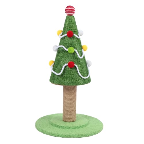 Katzenkratzbaum, Weihnachtsbaum, Katzenkratzbaum, Sisalseil, Katzenspielzeug, Kratzbäume für Kätzchen, Sisal-Katzenkratzbaum, Baum, Katzenspielzeug für (Groß: 40 x 65 cm / 15,7 x Katzenkratzbaum, Weihnachtsbaum, Katzenkratzbaum, Sisalseil, Katzenspielzeug, Kratzbäume für Kätzchen, Sisal-Katzenkratzbaum, Baum, Katzenspielzeug für (Groß: 40 x 65 cm / 15,7 x von Asixxsix