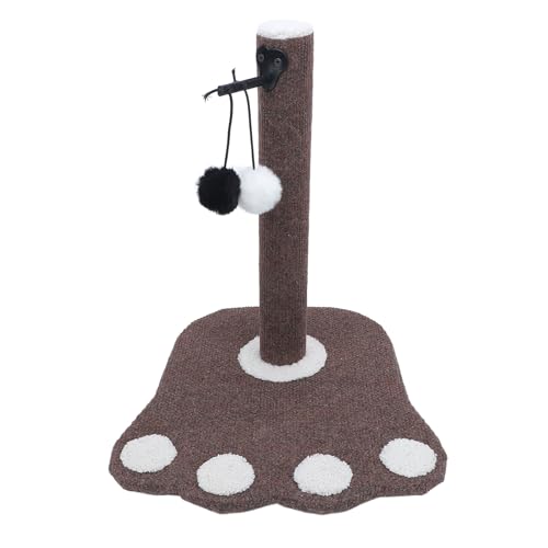 Katzenkratzbaum mit Ball, Sisal-Kratzturm für Kätzchen und Mittelgroße Katzen, Kompakter Vertikaler Katzenkratzer für Endlose Unterhaltung, Passt in Jede Raumecke Katzenkratzbaum mit Ball, Sisal-Kratzturm für Kätzchen und Mittelgroße Katzen, Kompakter Vertikaler Katzenkratzer für Endlose Unterhaltung, Passt in Jede Raumecke von Asixxsix