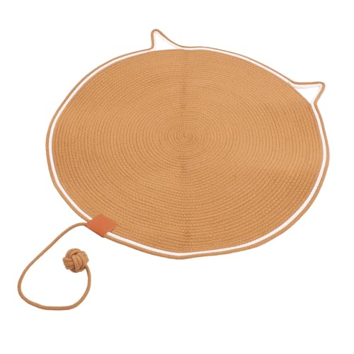 Katzenkratzmatte, 80 cm Rundes Baumwollseil, Katzenkratzbrett mit Ballspielzeug, Anti-Katzen-Kratzmöbel, Couch-Teppich-Eckenschutz, Katzenkratzmatte, Teppich Schützen Katzenkratzmatte, 80 cm Rundes Baumwollseil, Katzenkratzbrett mit Ballspielzeug, Anti-Katzen-Kratzmöbel, Couch-Teppich-Eckenschutz, Katzenkratzmatte, Teppich Schützen von Asixxsix