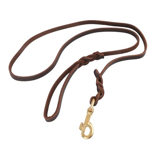 Lederhundeleine, Starke und Weiche, Künstliche Leder -Flough -Hundeausbildung Leine Heavy Duty Hunde Blei für Große, Mittelgroße, Kleine Hunde, Bequemer Griff Lederhundeleine, Starke und Weiche, Künstliche Leder -Flough -Hundeausbildung Leine Heavy Duty Hunde Blei für Große, Mittelgroße, Kleine Hunde, Bequemer Griff von Asixxsix