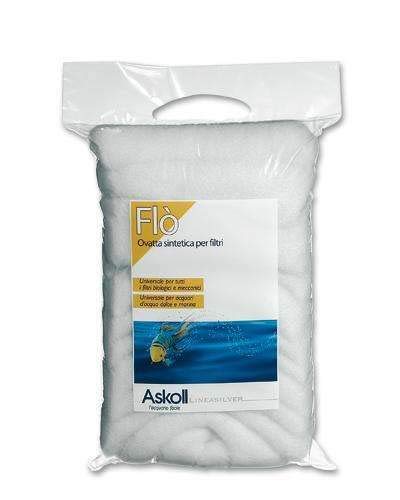 Askoll 280190 Flo' Synthetische Watte für Filter Aquarium Fische 100 g von Askoll