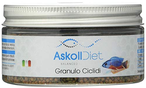 Askoll 280518 Diät Fischfutter in Granulat Buntbarsch, S von Askoll