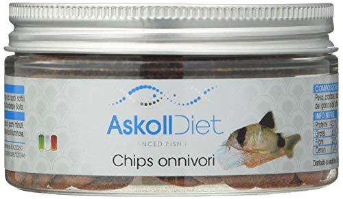 Askoll 280521 Diät Fischfutter Chips Allesfresser, S von Askoll