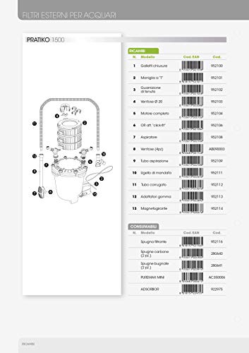 Askoll 952106 O Ring att. Click-fit Pratiko 1500 von Askoll