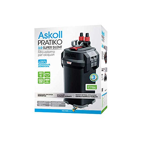 Askoll Pratiko 200 3.0 Super Silent Außenfilter für Aquarien bis 230 Liter New 2019 von Askoll