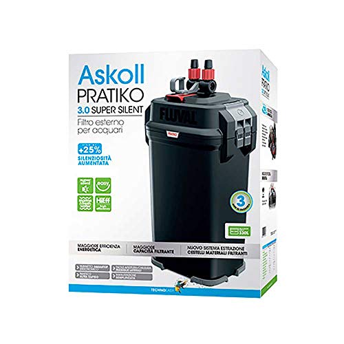 Askoll Pratiko 300 3.0 Super Silent Außenfilter für Aquarien bis 330 Liter New 2019 von Askoll