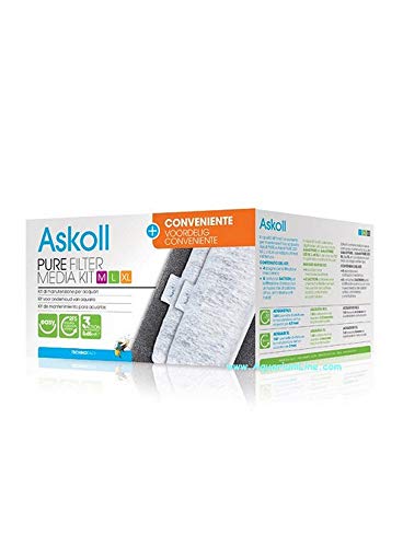 Askoll Ac350014 Pure Filter Media Kit + günstiger 3Action Patronen, XL Askoll Ac350014 Pure Filter Media Kit + günstiger 3Action Patronen, XL von Askoll
