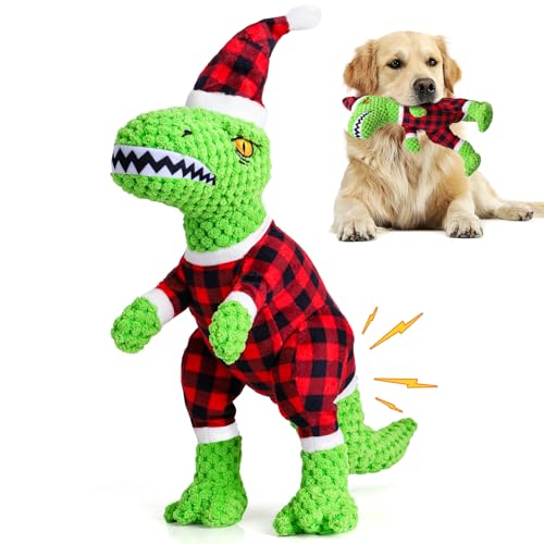 Askshy Weihnachts-Hundespielzeug/Welpenspielzeug/Hundespielzeug für große Hunde/Welpen Beißspielzeug/Quietschendes Hundespielzeug/Hund Geburtstag Weihnachten Spielzeug Geschenk von Askshy