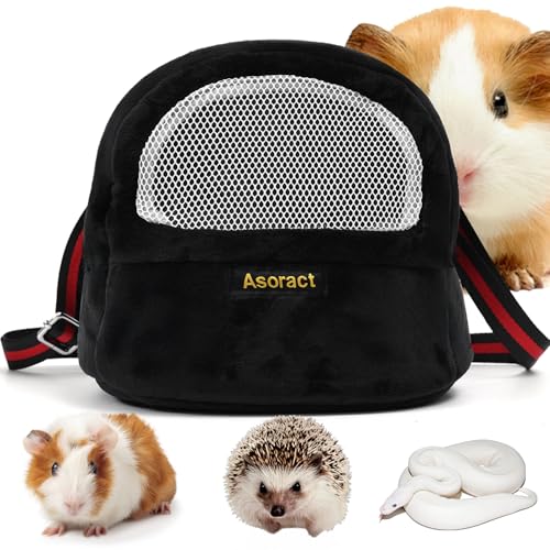 Sugar Glider Pouch Bonding Fleece Meerschweinchen-Tragetasche, weich, bequem, zum Ausgehen für kleine Haustiere, Schlafsack mit verstellbarem Riemen, atmungsaktivem Netzfenster und abnehmbarer Matte Sugar Glider Pouch Bonding Fleece Meerschweinchen-Tragetasche, weich, bequem, zum Ausgehen für kleine Haustiere, Schlafsack mit verstellbarem Riemen, atmungsaktivem Netzfenster und abnehmbarer Matte von Asoract