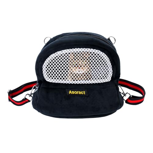 Transporttasche für Meerschweinchen, Fleece, weich, bequem, für kleine Haustiere, Reiseschlafsack mit verstellbarem Riemen, atmungsaktivem Netzfenster und abnehmbarer Matte für Igel, Kätzchen Transporttasche für Meerschweinchen, Fleece, weich, bequem, für kleine Haustiere, Reiseschlafsack mit verstellbarem Riemen, atmungsaktivem Netzfenster und abnehmbarer Matte für Igel, Kätzchen von Asoract