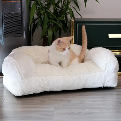 Asou Katzen-Couchbett, Katzen-Couch, Bett, Katzensofa für kleine Katzen, rutschfest, Katzen-Couch, Bett, Katzenbett, Haustier-Couch-Bett von Asou