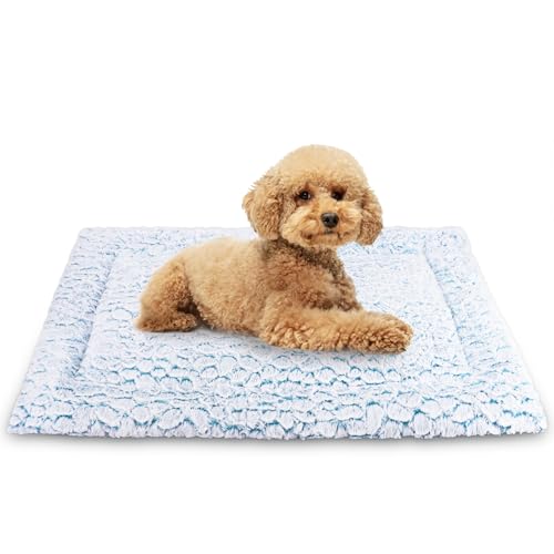 Aspand Hundebett für Grosse und Mittelgroße Hunde-Hundebetten mit Weichem, 63x48cm, Orthopädisches Hundematte, Kurzem Flor und Rutschfester Unterseite in Marmoroptik, Blau Aspand Hundebett für Grosse und Mittelgroße Hunde-Hundebetten mit Weichem, 63x48cm, Orthopädisches Hundematte, Kurzem Flor und Rutschfester Unterseite in Marmoroptik, Blau von Aspand