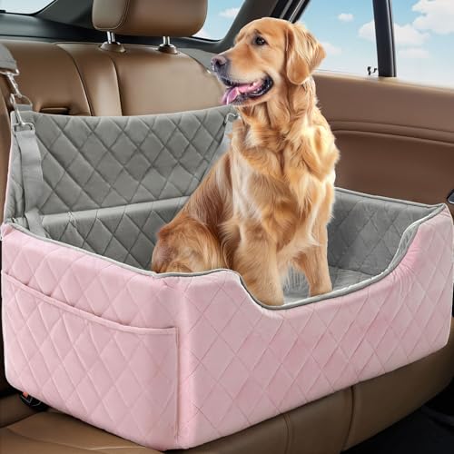 Autositz für große und mittelgroße Hunde, Rosa von Asrug
