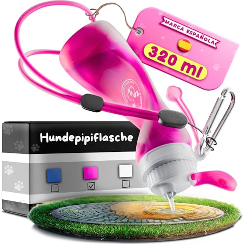 320ml Rosa Hundeurin Entferner Flasche – Tragbare Silikon-Flasche mit Karabiner & Kordel – Ideal als PIPI Spray für Hunde unterwegs – Wiederverwendbarer Geruchsentferner gegen Urin 320ml Rosa Hundeurin Entferner Flasche – Tragbare Silikon-Flasche mit Karabiner & Kordel – Ideal als PIPI Spray für Hunde unterwegs – Wiederverwendbarer Geruchsentferner gegen Urin von Assure Aura