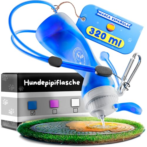 320ml Blau Hundeurin Entferner Flasche – Tragbare Silikon-Flasche mit Karabiner & Kordel – Ideal als PIPI Spray für Hunde unterwegs – Wiederverwendbarer Geruchsentferner gegen Urin 320ml Blau Hundeurin Entferner Flasche – Tragbare Silikon-Flasche mit Karabiner & Kordel – Ideal als PIPI Spray für Hunde unterwegs – Wiederverwendbarer Geruchsentferner gegen Urin von Assure Aura
