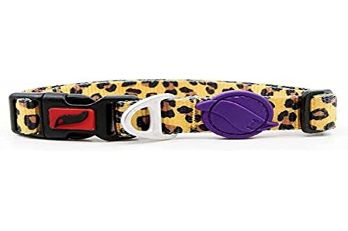 ASTORPET | Tailpetz Hundehalsband. Soft-Touch-Verstellbarer Kragen. Sicherheitsverschluss und genähte Schlaufe. Leopard - Größe S von Astorpet
