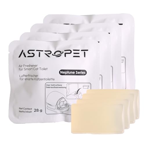 AstroPet Geruchsvernichter für Neptune Series Selbstreinigende Katzentoilette, Lufterfrischer für die Neptune Series(4 Stück)(Geruchsvernichter) von AstroPet