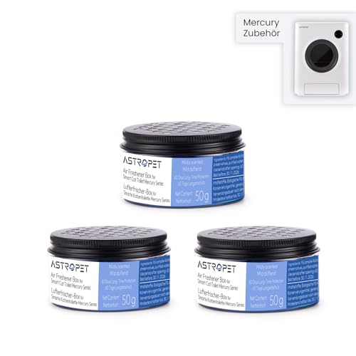 AstroPet Geruchsvernichter für Mercury Series Katzentoilette, Geruch entfernen (3 Stück) von AstroPet