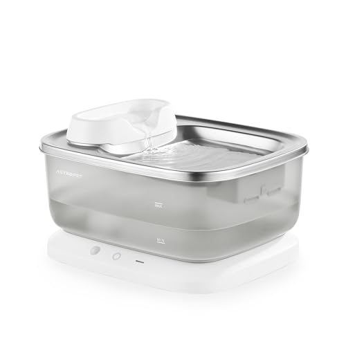 AstroPet 7L Trinkbrunnen für Hunde und Katzen, Ultraleiser, Kabelloser, Automatischer Katzenbrunnen und Hundebrunnen, 40 Tage Lange Akkulaufzeit, Weniger als 30dB Extrem Leiser, Einfache Reinigung AstroPet 7L Trinkbrunnen für Hunde und Katzen, Ultraleiser, Kabelloser, Automatischer Katzenbrunnen und Hundebrunnen, 40 Tage Lange Akkulaufzeit, Weniger als 30dB Extrem Leiser, Einfache Reinigung von AstroPet